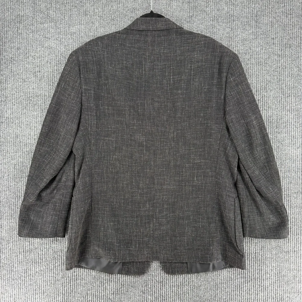 Vintage Barrington mens suit blazer wool linen 44S sport coat tweed formal short